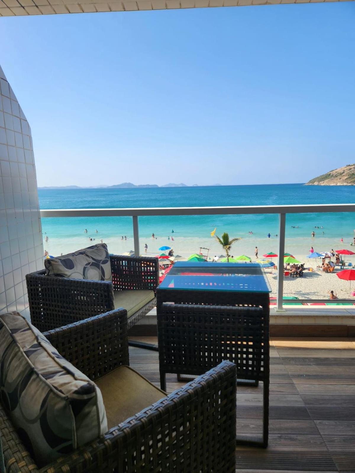 Vista Mar- 3 Quartos, Piscina E Churrasqueira Na Prainha Lägenhet Arraial do Cabo Exteriör bild
